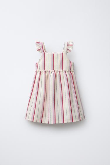 VESTIDO JACQUARD ESTAMPADO - Raya Roja de Zara