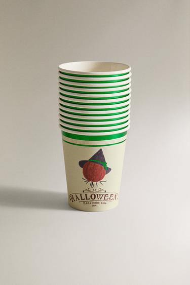 PACK VASOS PAPEL INFANTILES HALLOWEEN (PACK DE 12) - Multicolor de Zara