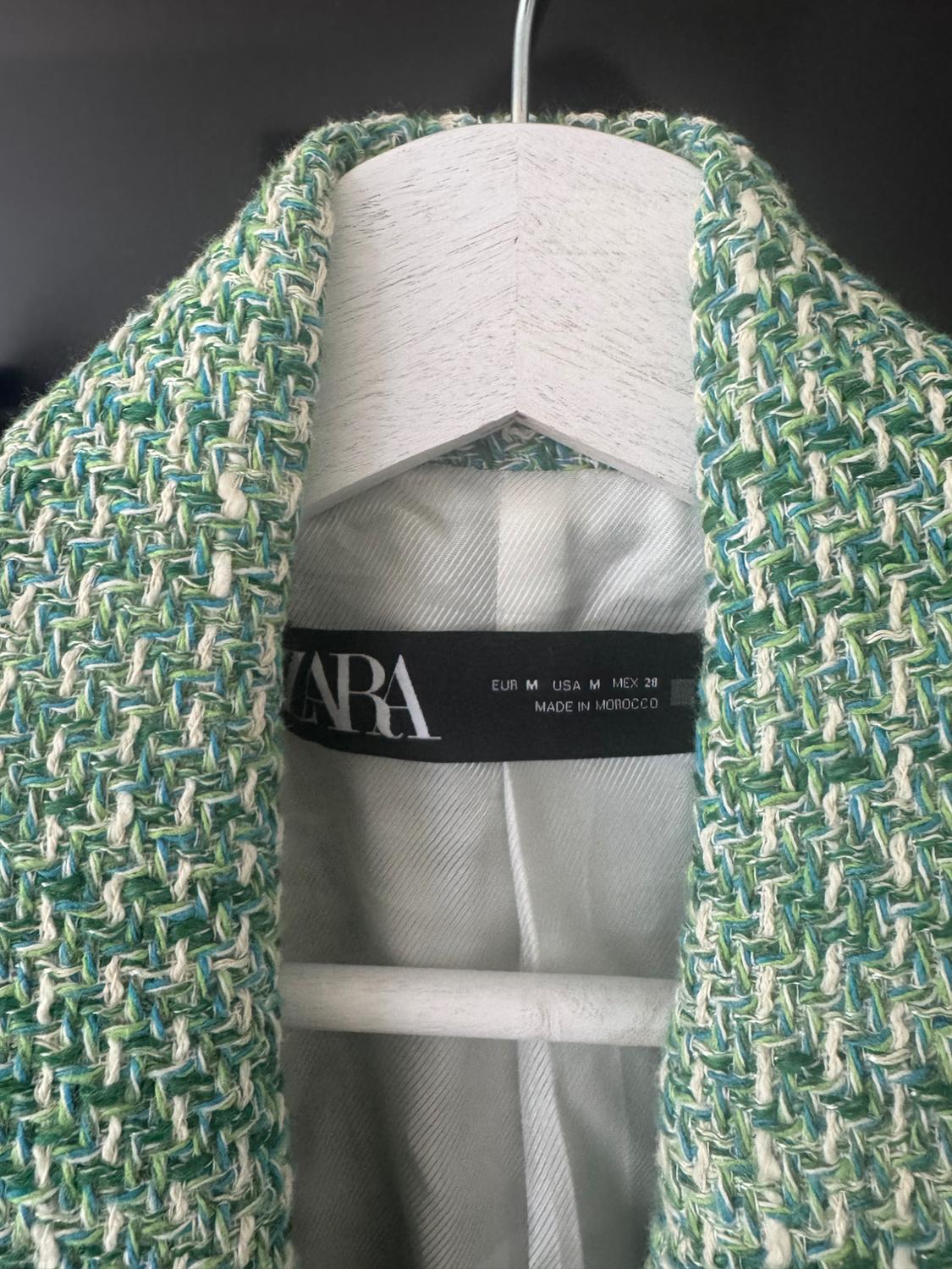 TEXTURED DOUBLE-BREASTED BLAZER - Image 3