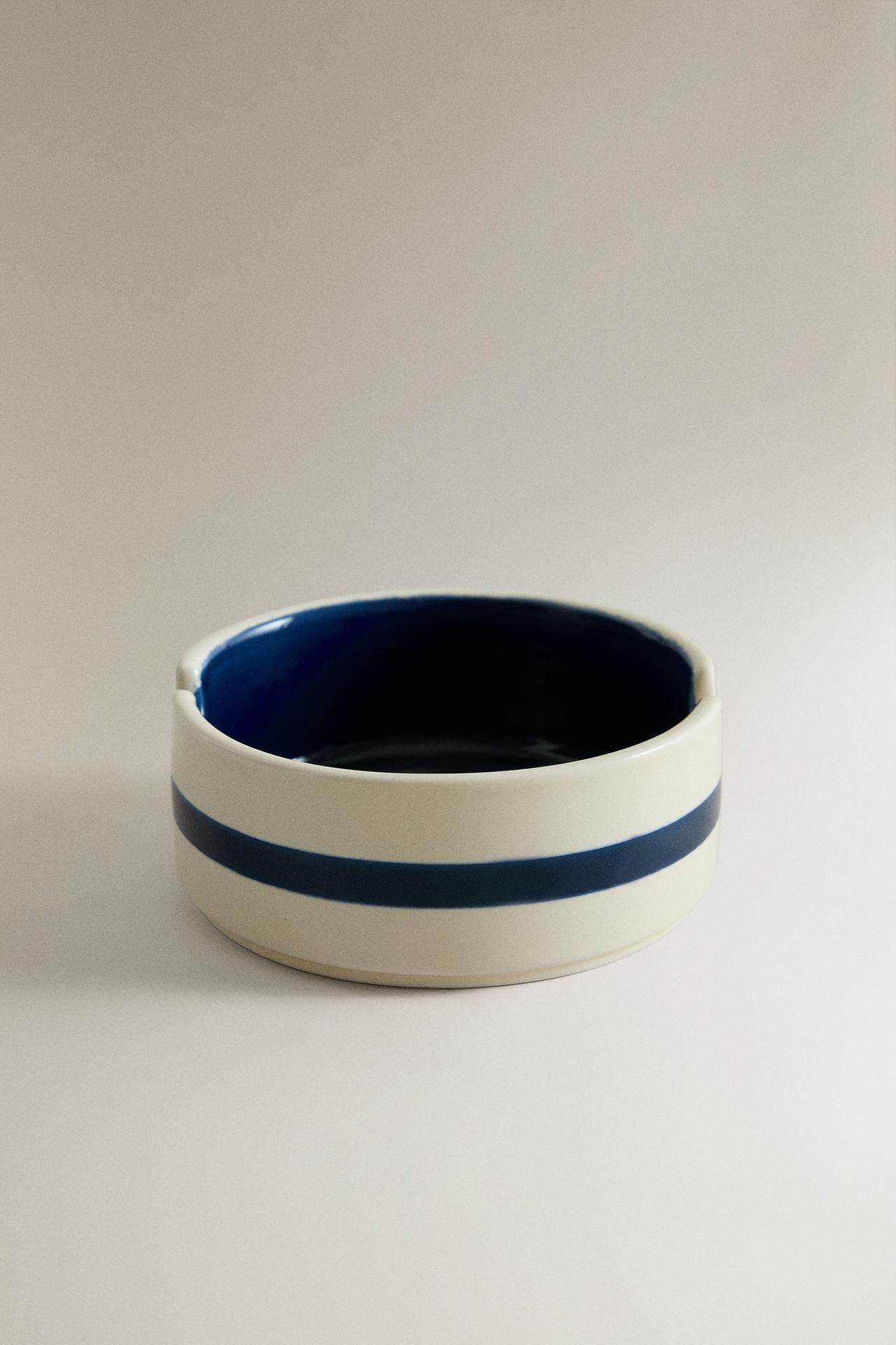 STONEWARE ASHTRAY | 0FR. PARIS — Blue