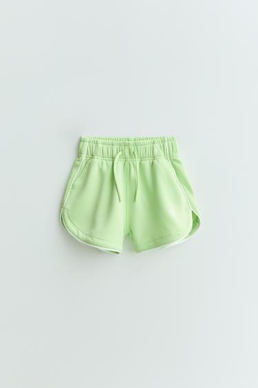 BERMUDA VIVOS CON MODAL - Verde de Zara