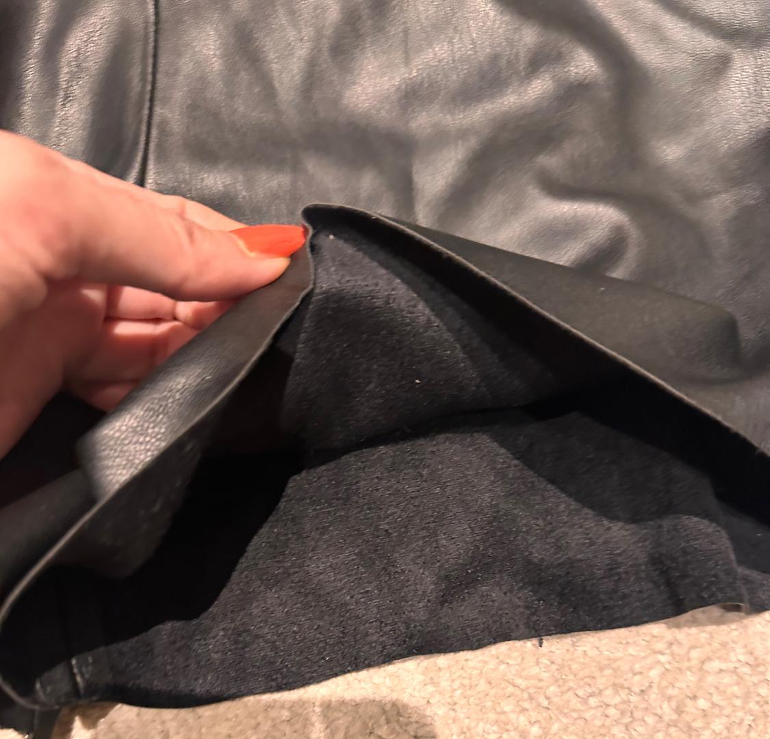 FAUX LEATHER PAPERBAG BERMUDA SHORTS - Image 6