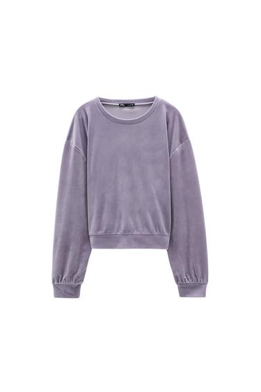 VELVET SWEATSHIRT