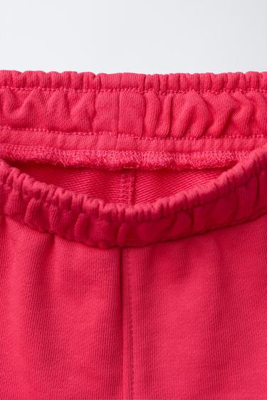 SLOGAN HOODIE AND BERMUDA SHORTS SET - Pink by Zara - Image 6