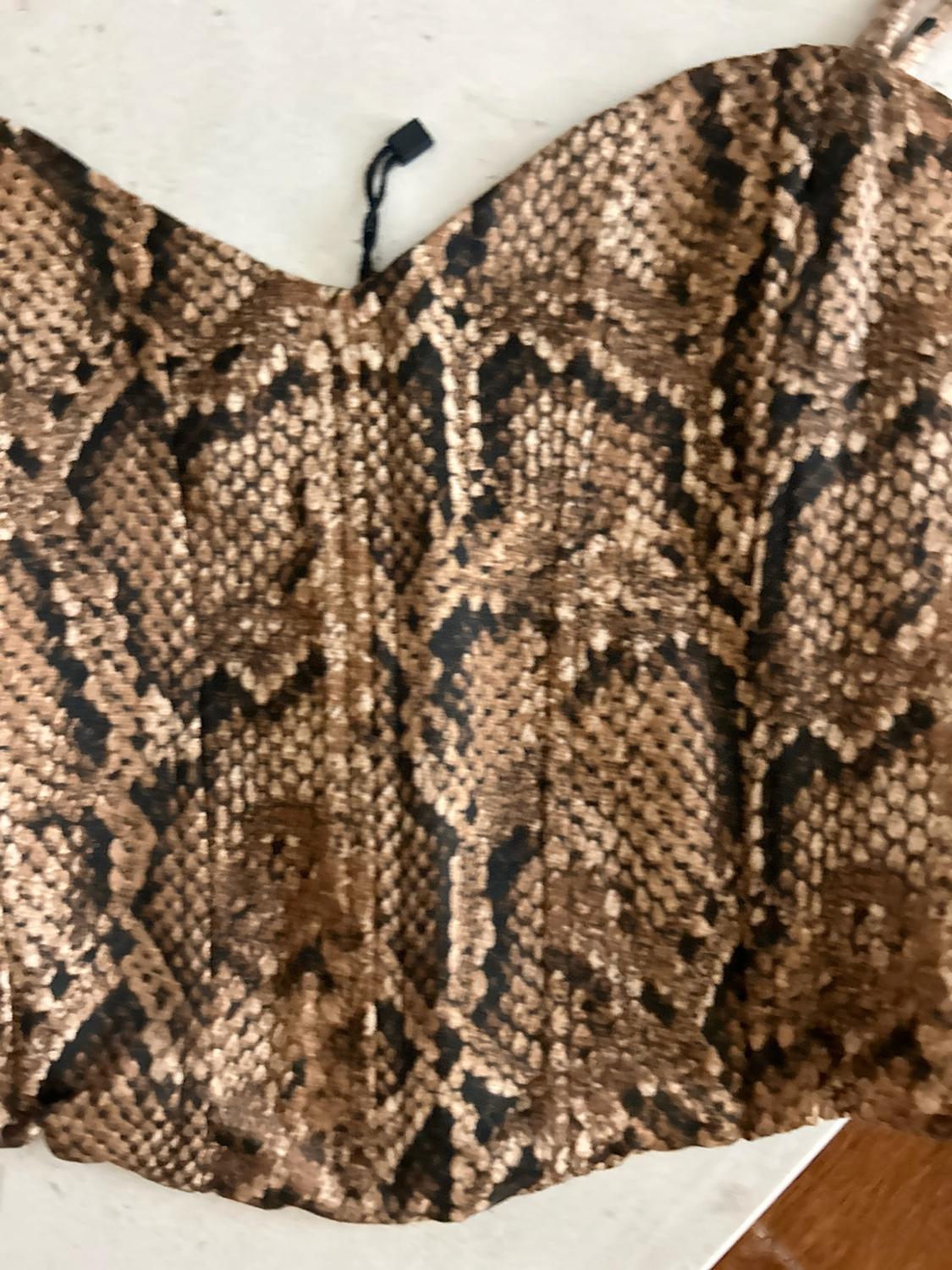 PRINTED CROP TOP - Image 3