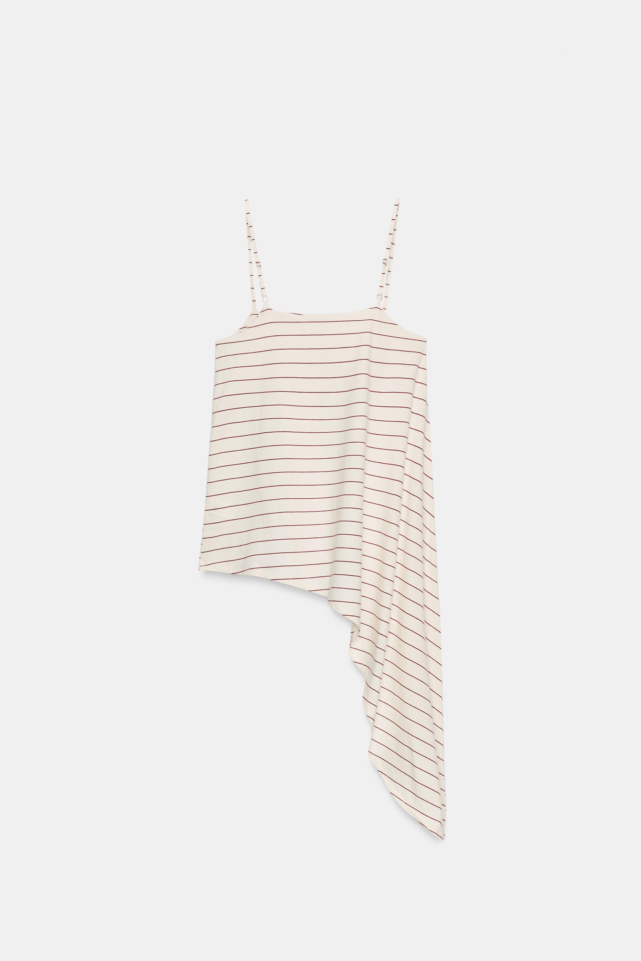 ASYMMETRIC STRIPED TOP