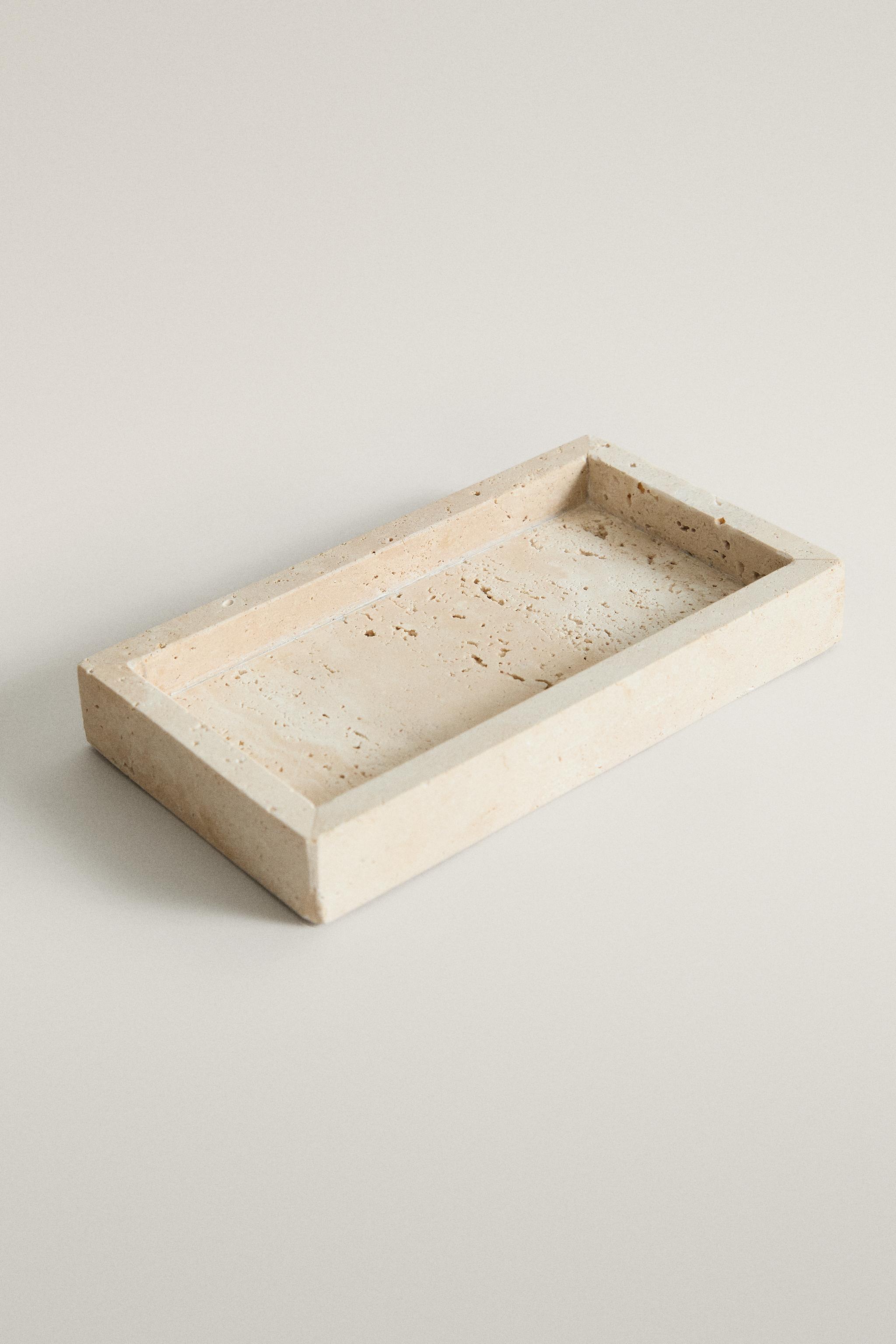 PORTE-SAVON SALLE DE BAIN MARBRE BEIGE