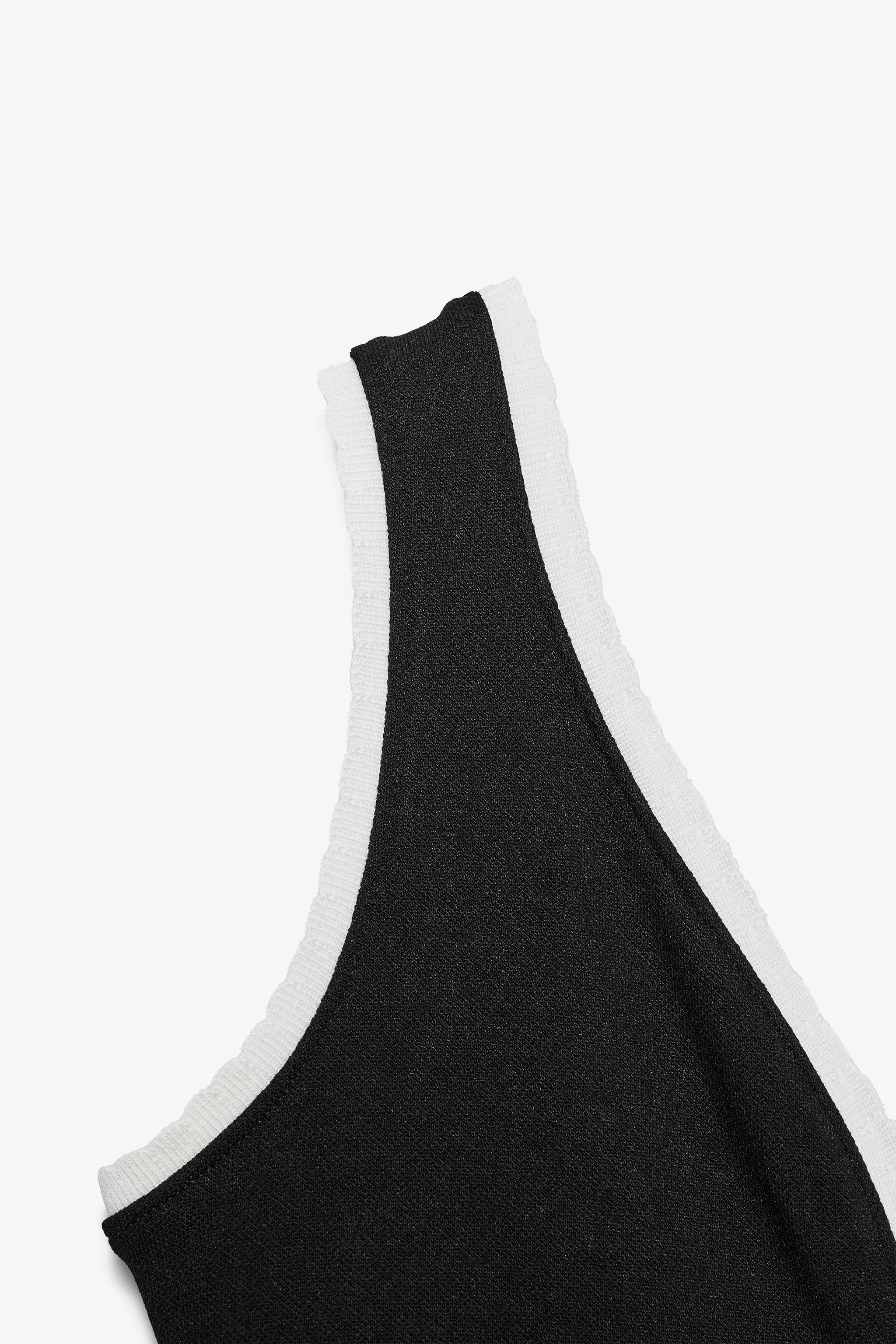 CONTRAST LONG DRESS
