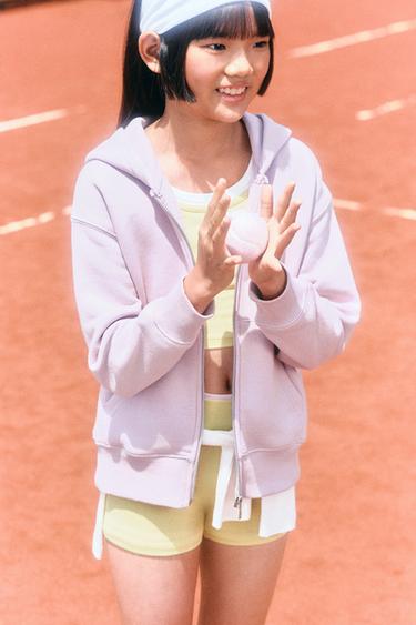 BASIC ZIP-UP HOODIE - Pink by Zara