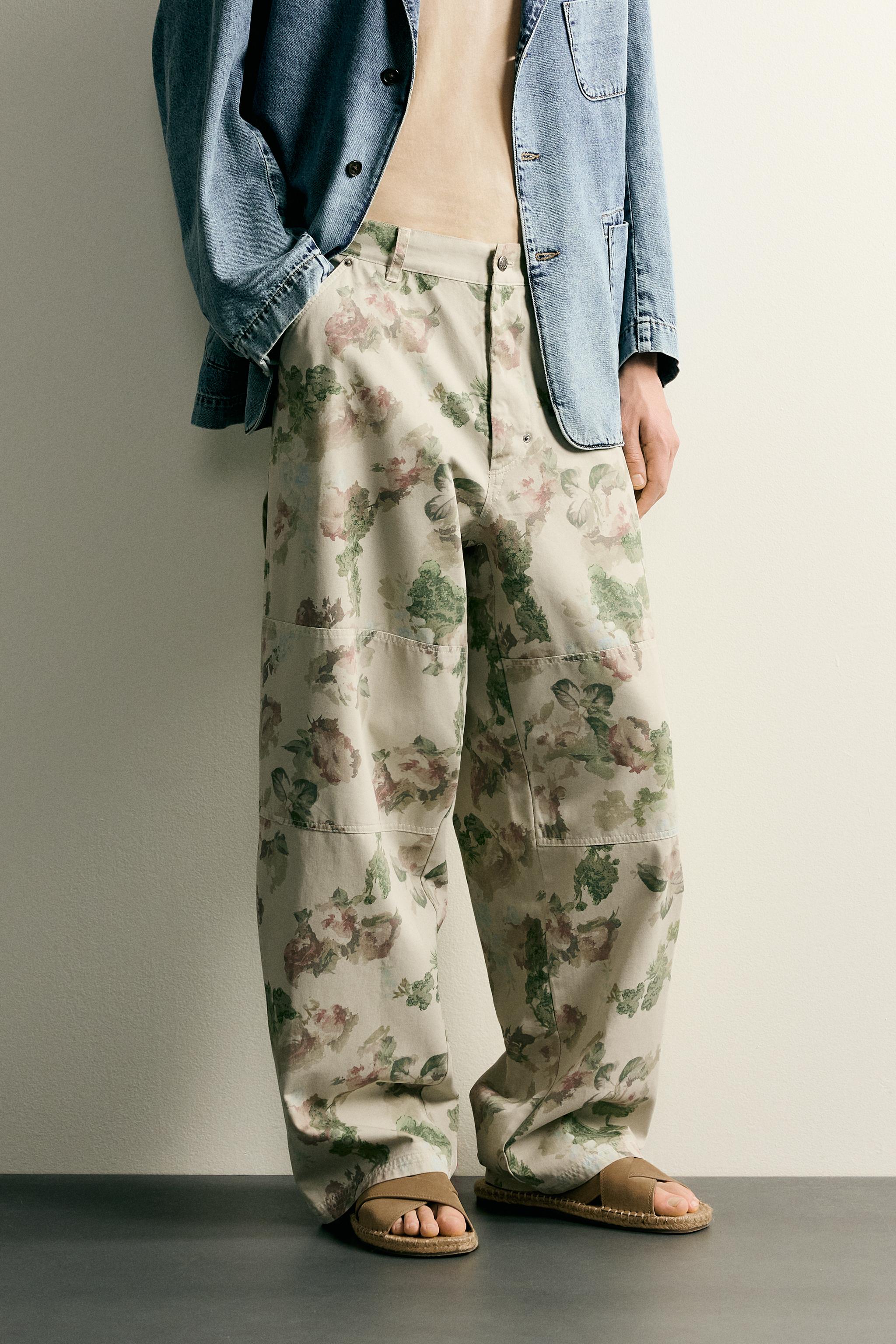 Zara Flwr Crpnt Pnt görsel 2