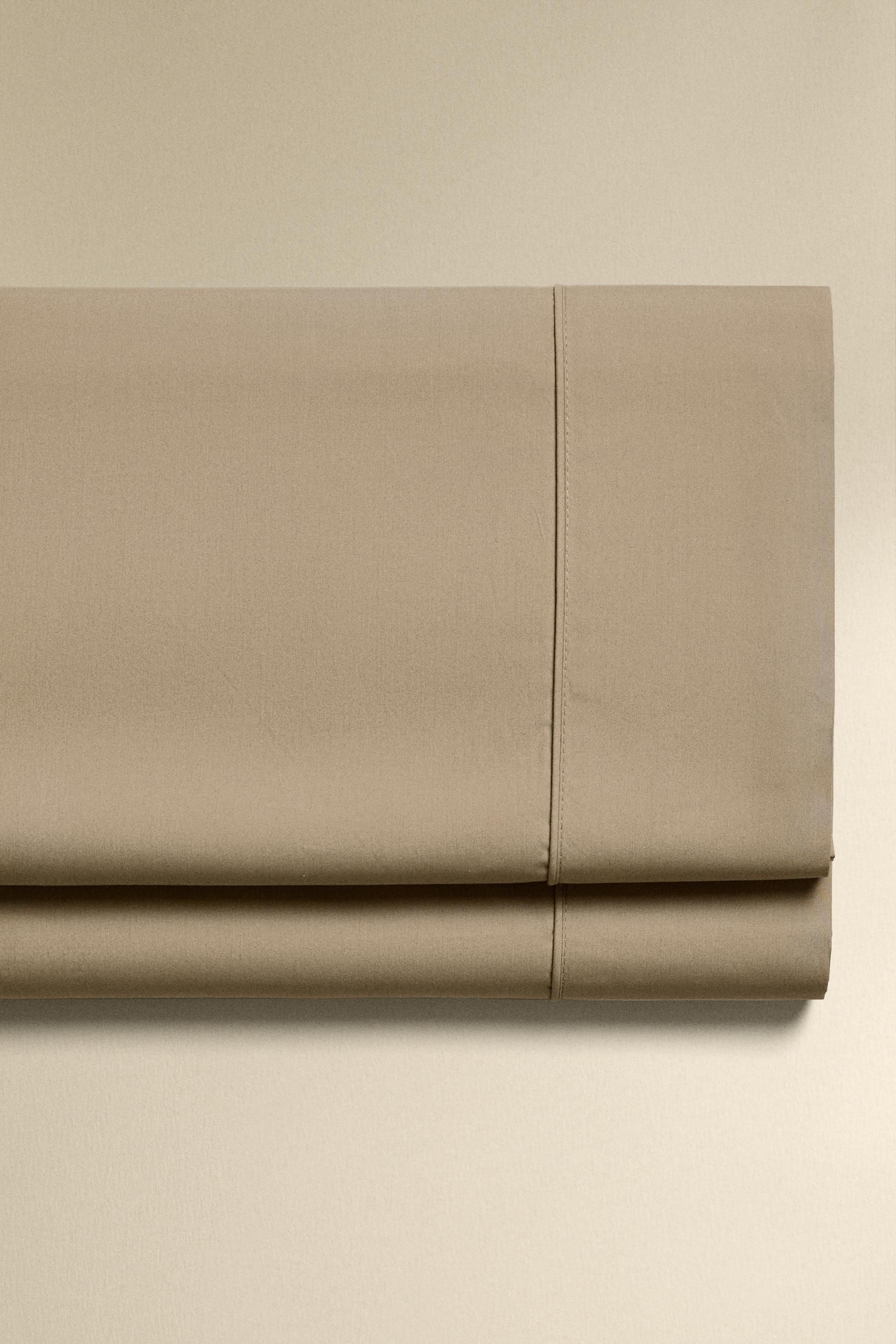 PERCALE COTTON FLAT SHEET (300 THREAD COUNT)