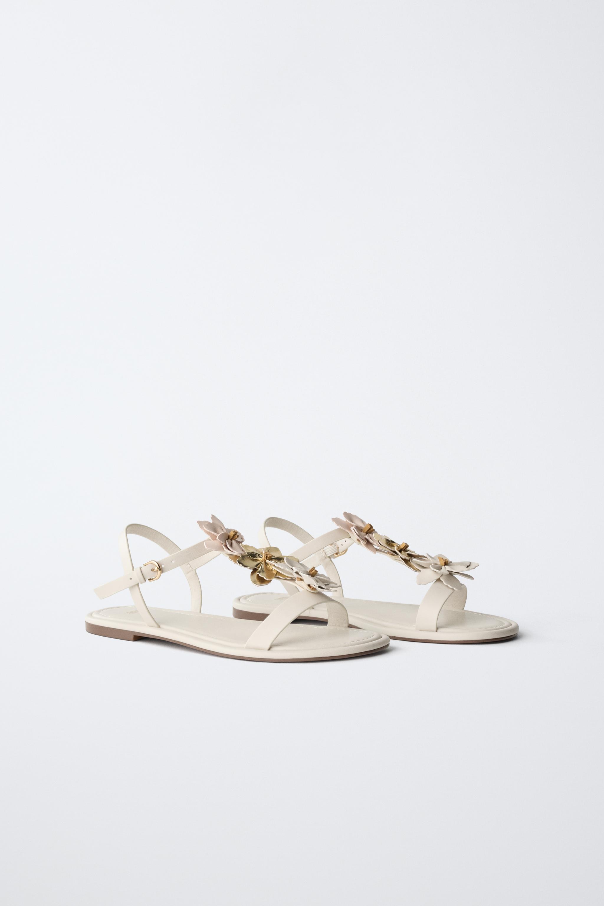 Детские сандалии Zara FLORAL SANDALS — фото 2