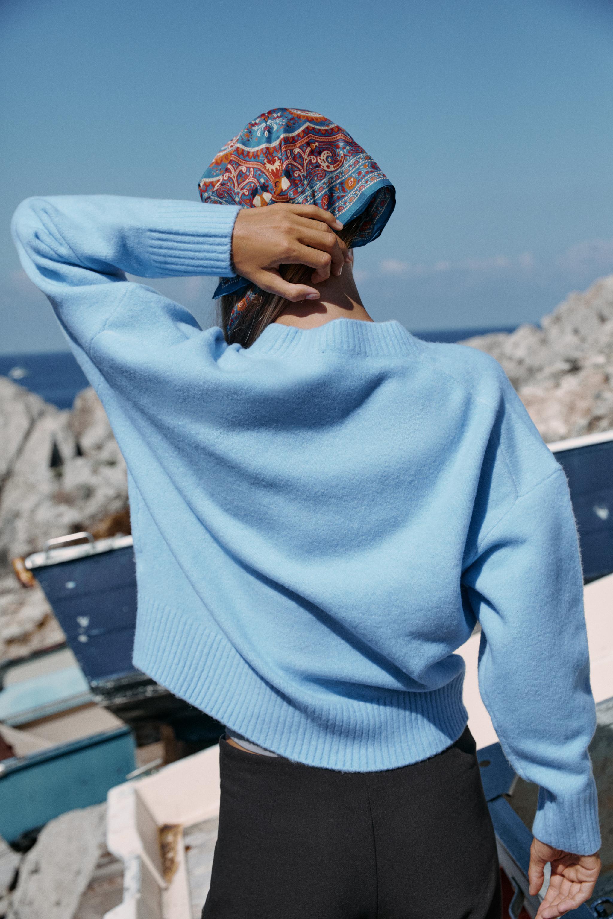 Женские свитеры Zara SOFT-KNIT JUMPER — фото 3