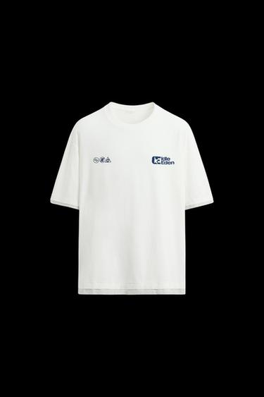SLOGAN PRINT T-SHIRT - White by Zara