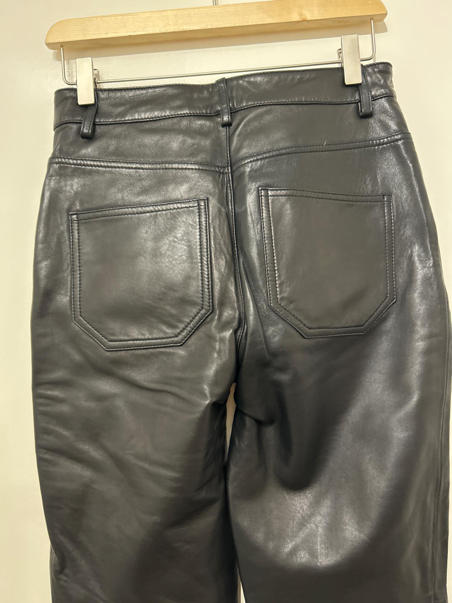 FLARED LEATHER TROUSERS - LIMITED EDITION