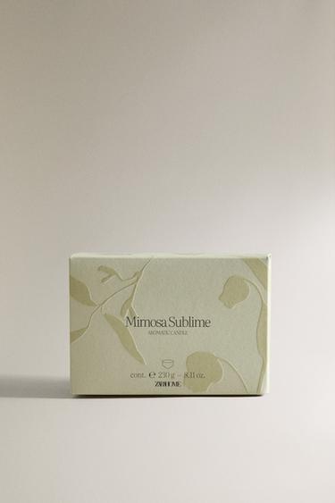 (230 G) MIMOSA SUBLIME SCENTED CANDLE - Yellow by Zara - Image 3