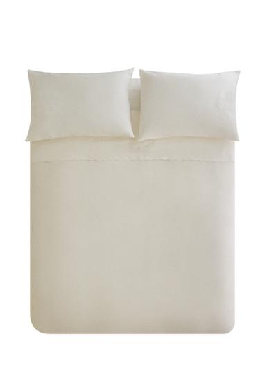 WASHED LINEN DUVET COVER - Ecru Zara
