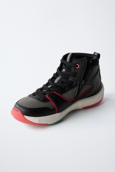 BASKETS MONTANTES SPORTY - Noir de Zara - Image 2
