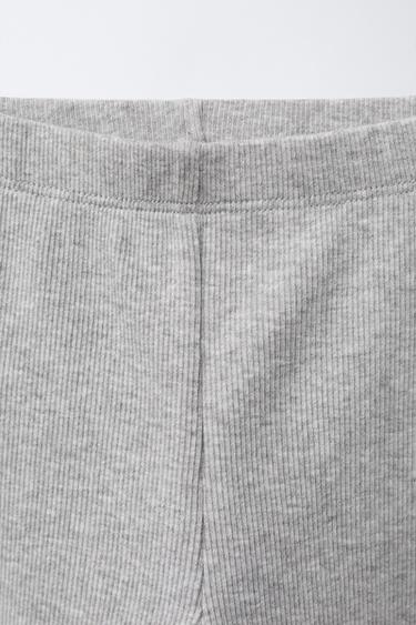 TWO-PACK OF PLAIN LEGGINGS - Grey marl by Zara - Image 3