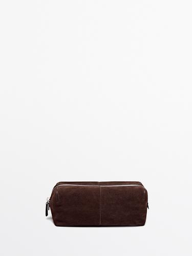 Zara Nappa leather toiletry bag - Brown - Image 0