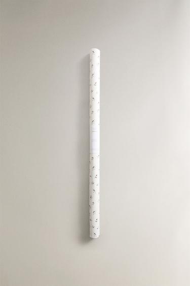 Zaras JULKLAPPSPAPPER MED GLÄNSANDE BLAD - Flerfärgad - Bild 0