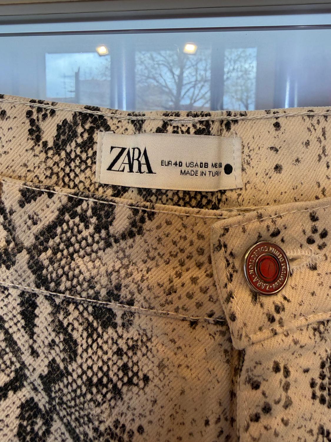 Z1975 HIGH-WAIST ANIMAL PRINT STRAIGHT LEG JEANS - Image 3