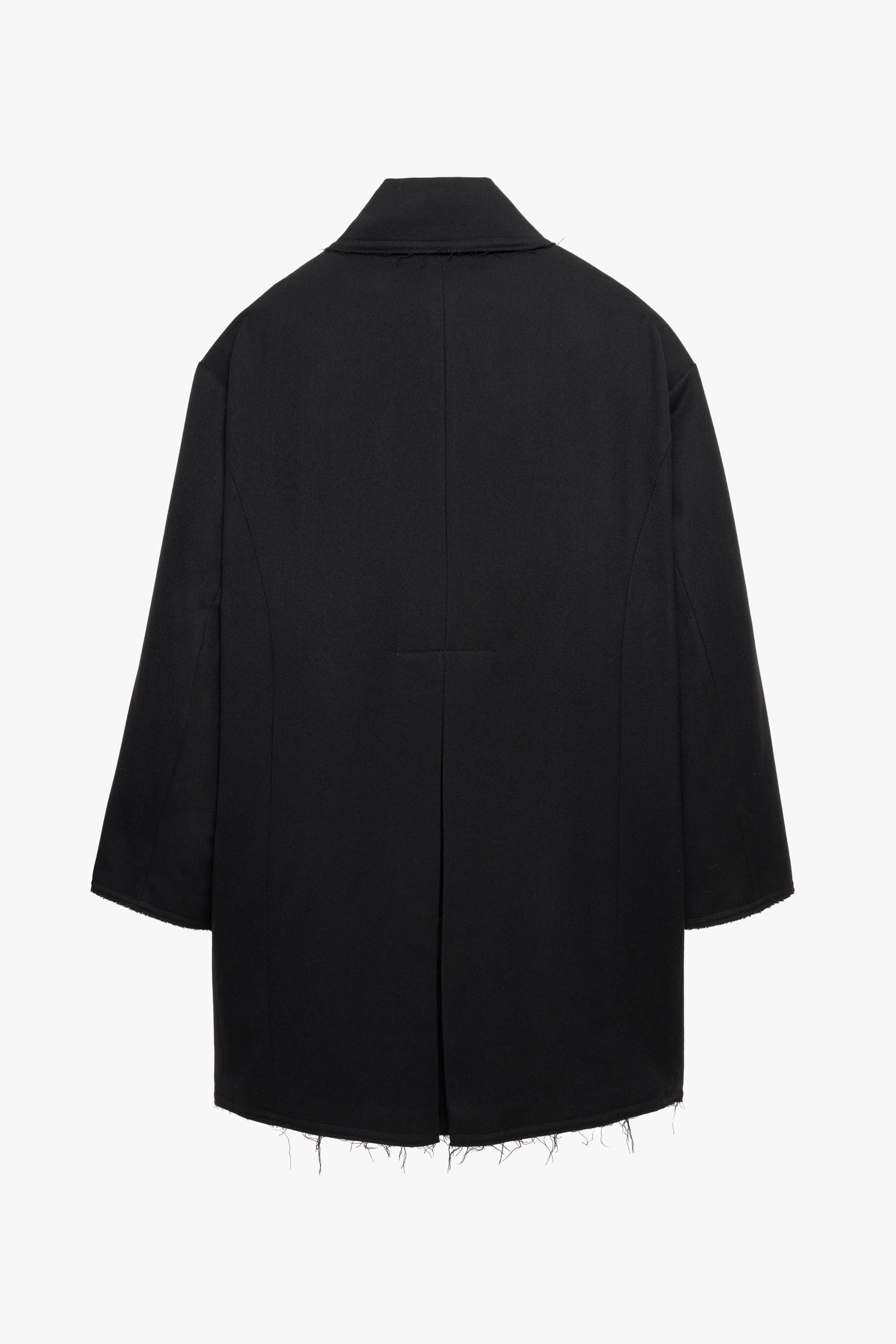 ZARA × STEFANO PILATI オーバーサイズフィット ウールコート