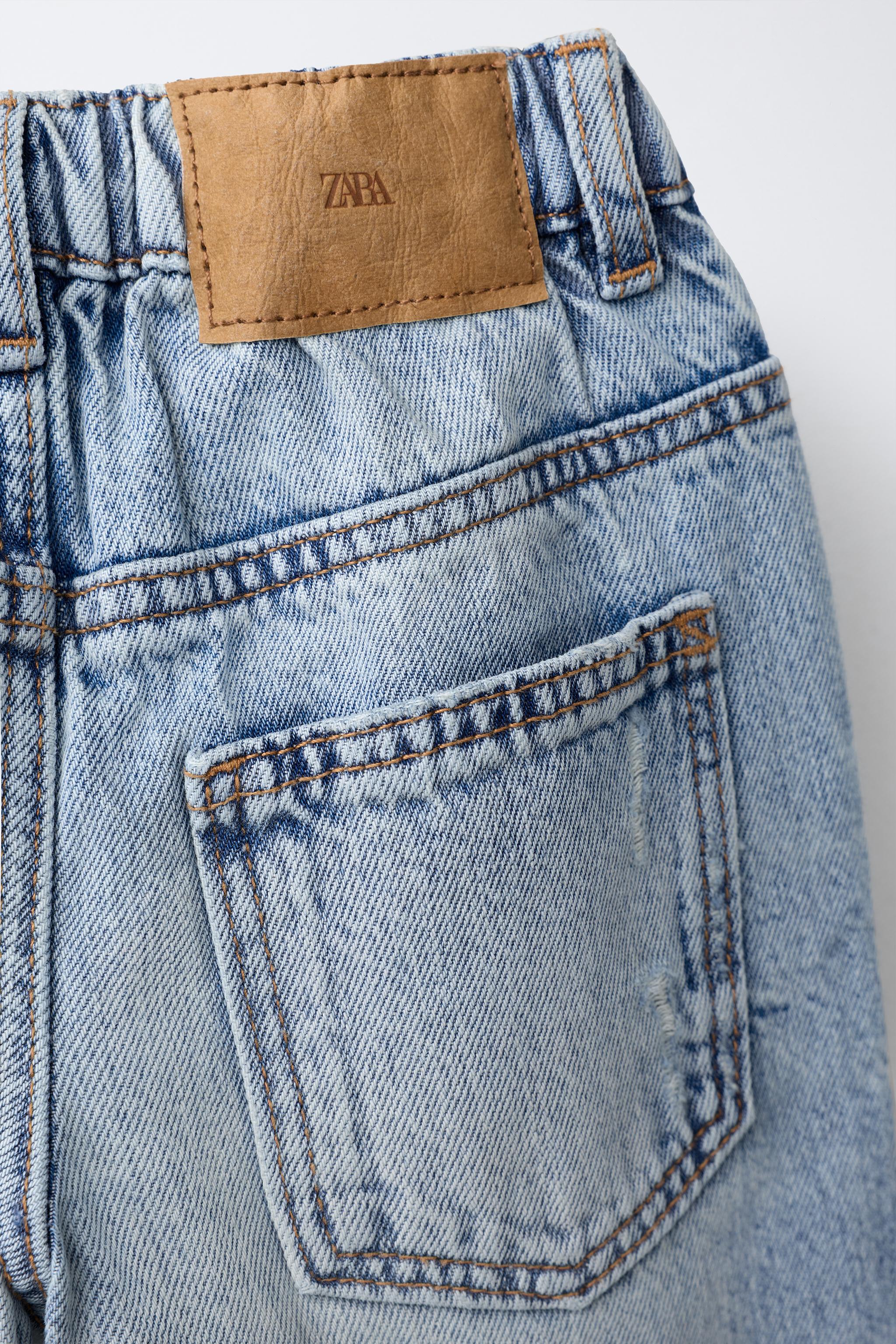 JEAN DROIT TAILLE BASSE DÉCHIRÉ