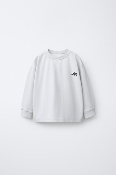 T-SHIRT LOGO THERMOSENSIBLE - Bleu clair de Zara - Image 0