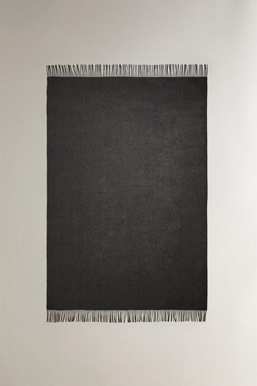 COUVERTURE CACHEMIRE - Kaki de Zara