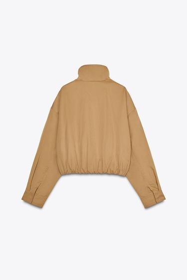 LOW VOLUME JACKET - camel by Zara - Image 7