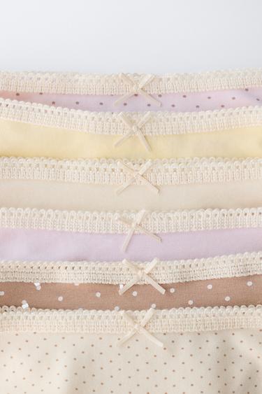 1 1/2-6 YEARS / SIX-PACK OF POLKA DOT BRIEFS - Multicoloured by Zara - Image 1