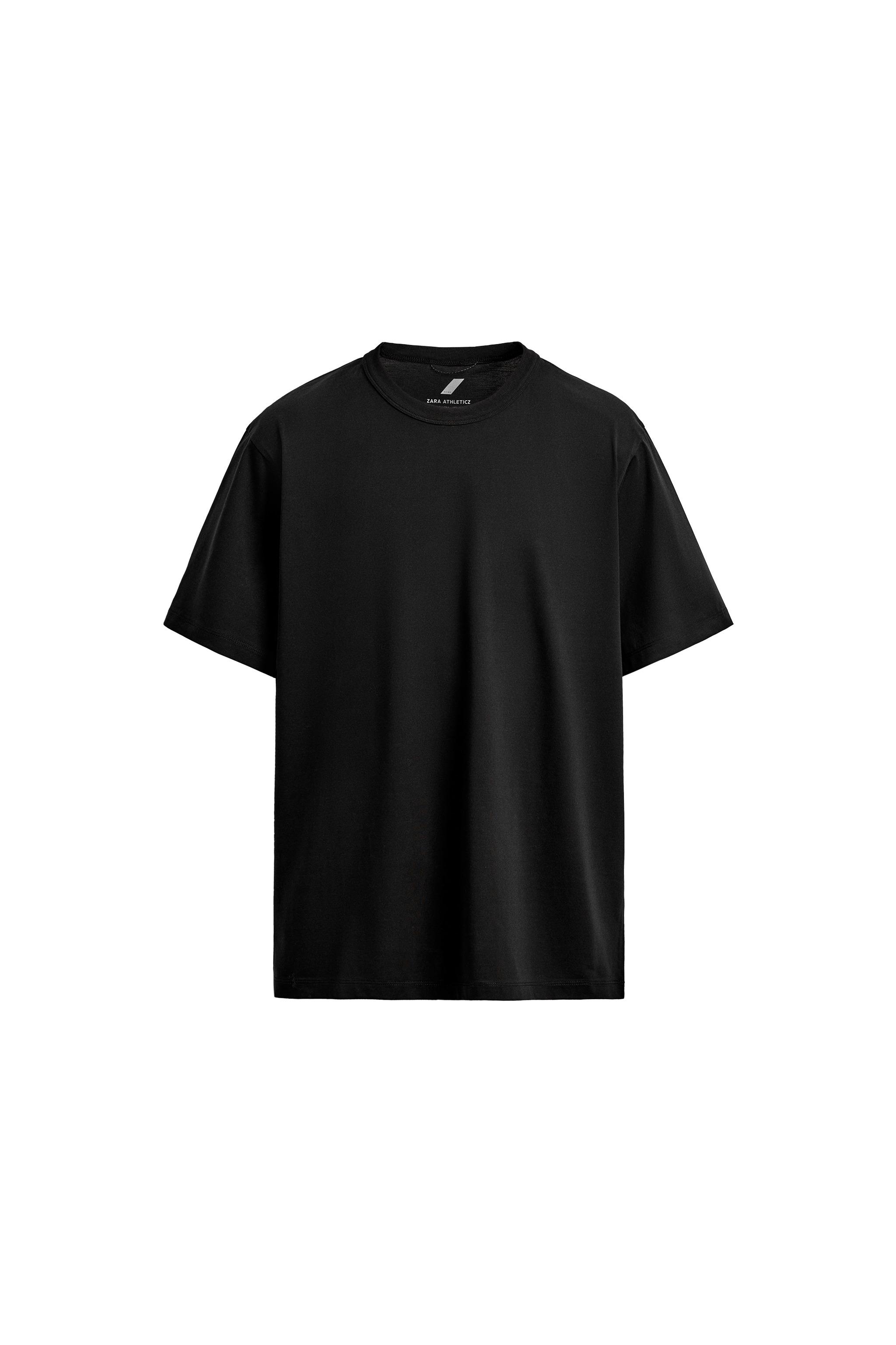 TECHNICAL COTTON BLEND T-SHIRT