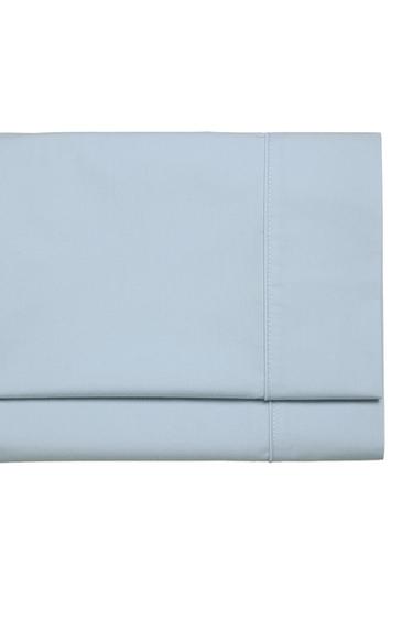 شرشف علوي من قطن بركال (كثافة 300 خيط) - أزرق باستيل الخاص بـ Zara