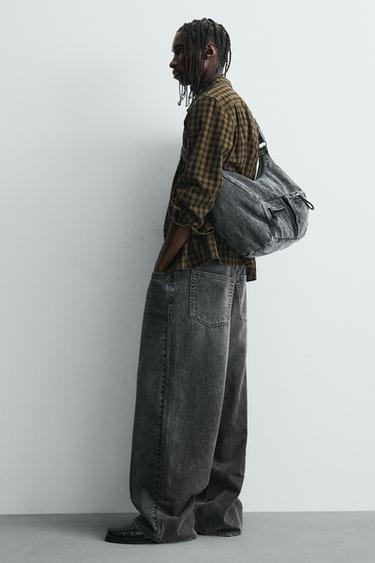 MULTI-POCKET DENIM BAG - Black by Zara - Image 0