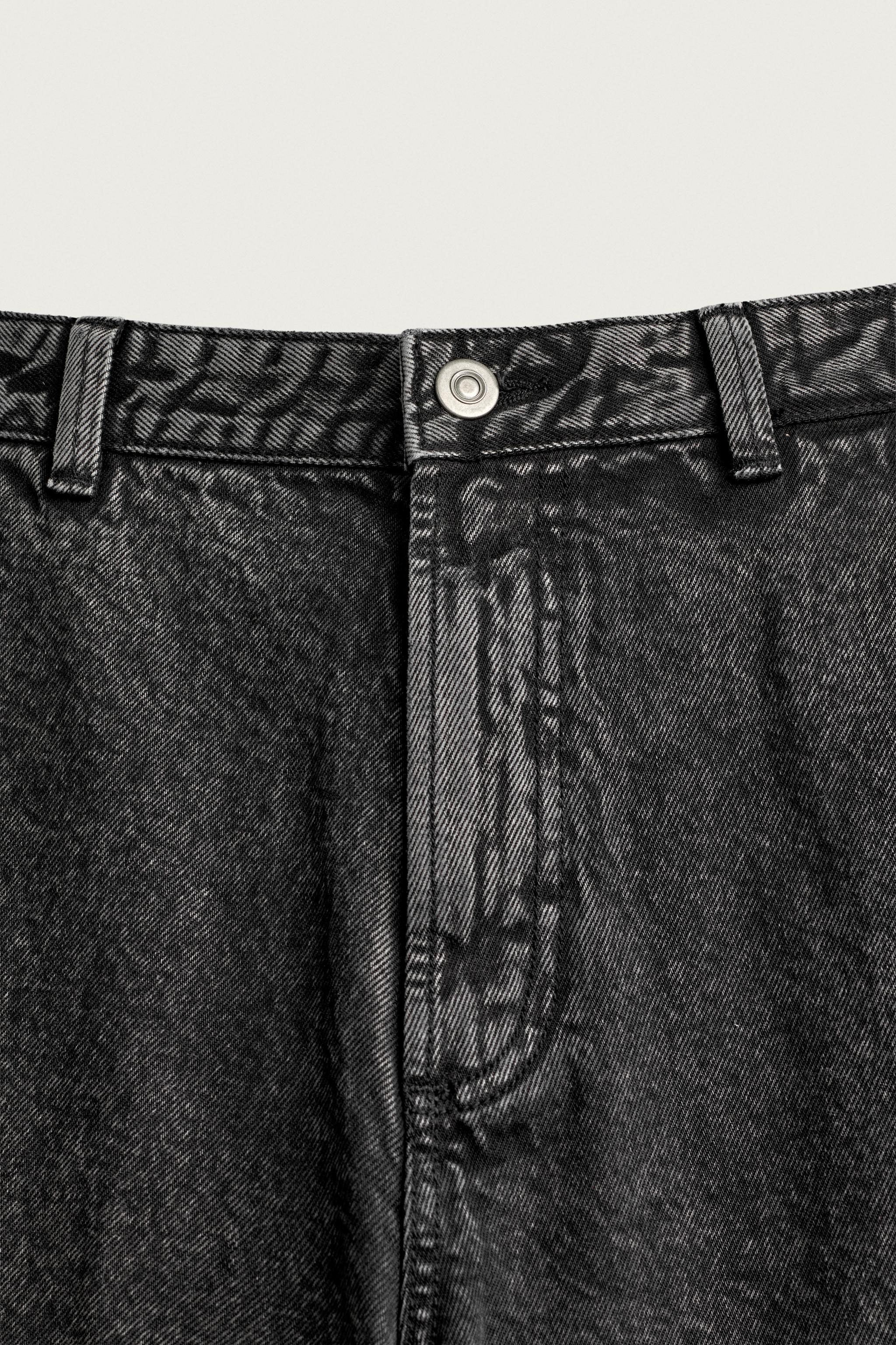 BALLOON-FIT CARGO PANTS WITH SEAMS