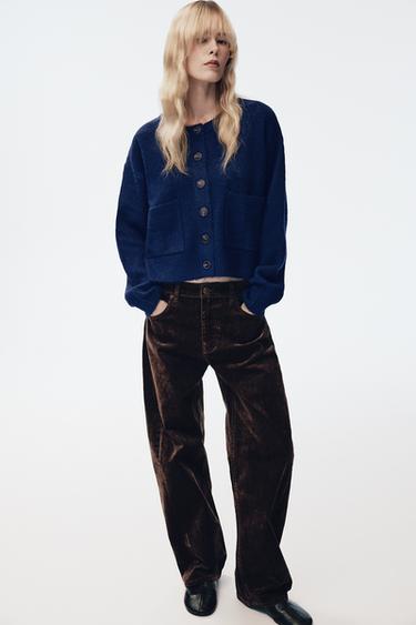 CARDIGAN WITH POCKETS - Bluish by Zara - Image 0