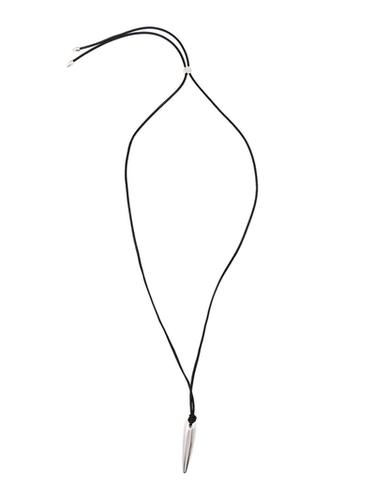 Pendentif cuir pendule - Argent de Zara