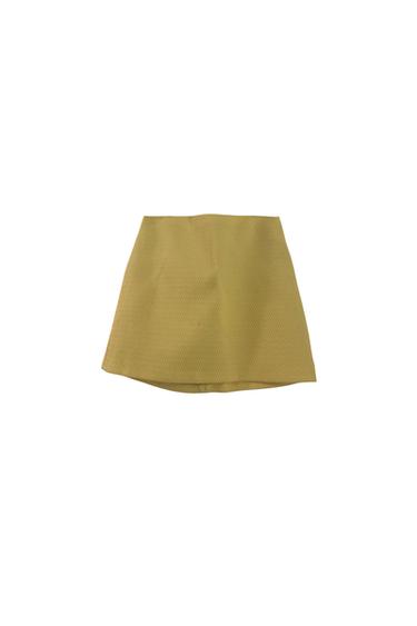 YELLOW MINI SKIRT
