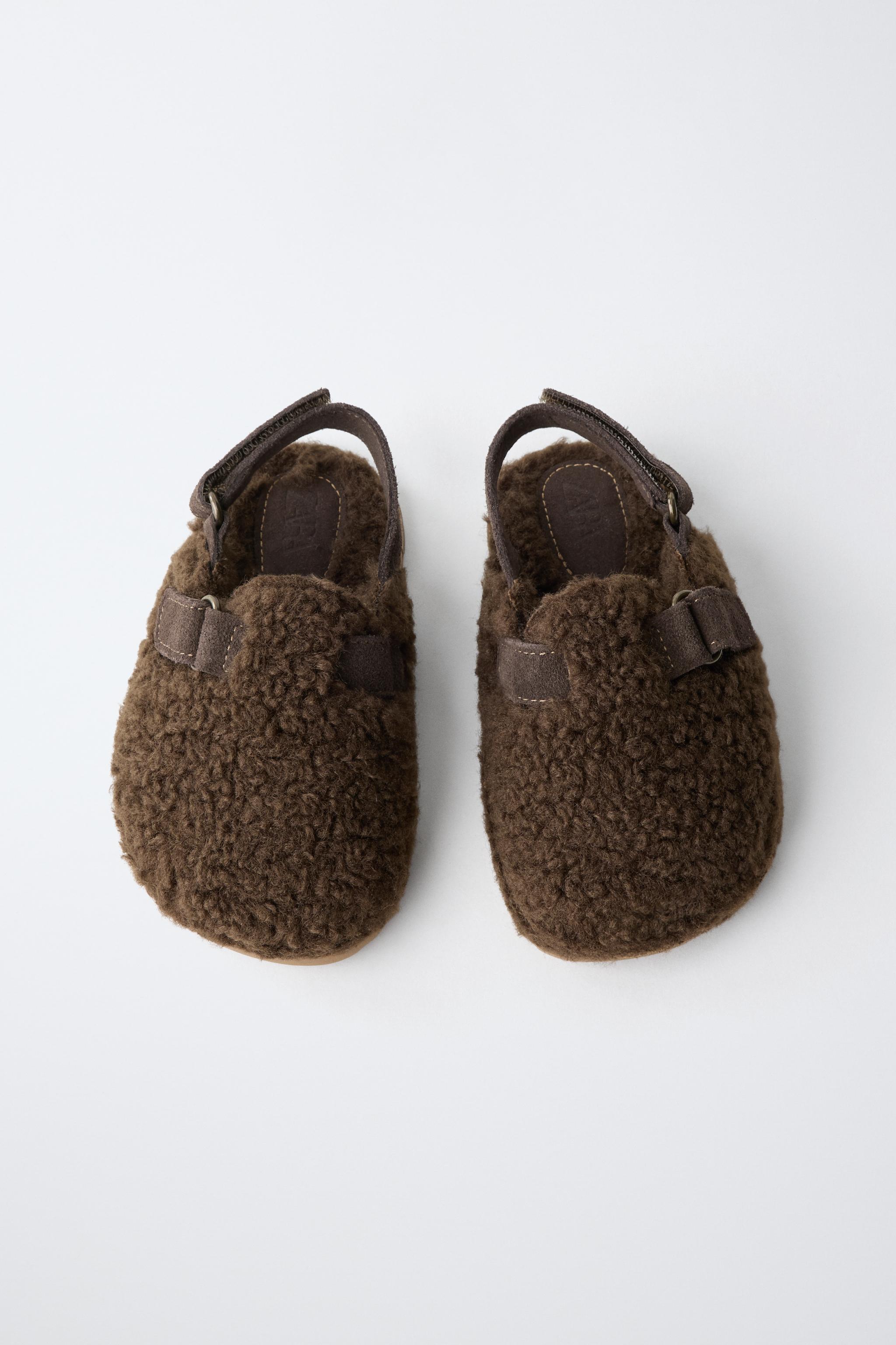 FAUX SHEARLING BAREFOOT CLOGS