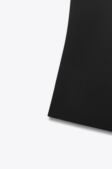 HIGH NECK POLYAMIDE TOP - Black by Zara - Image 4