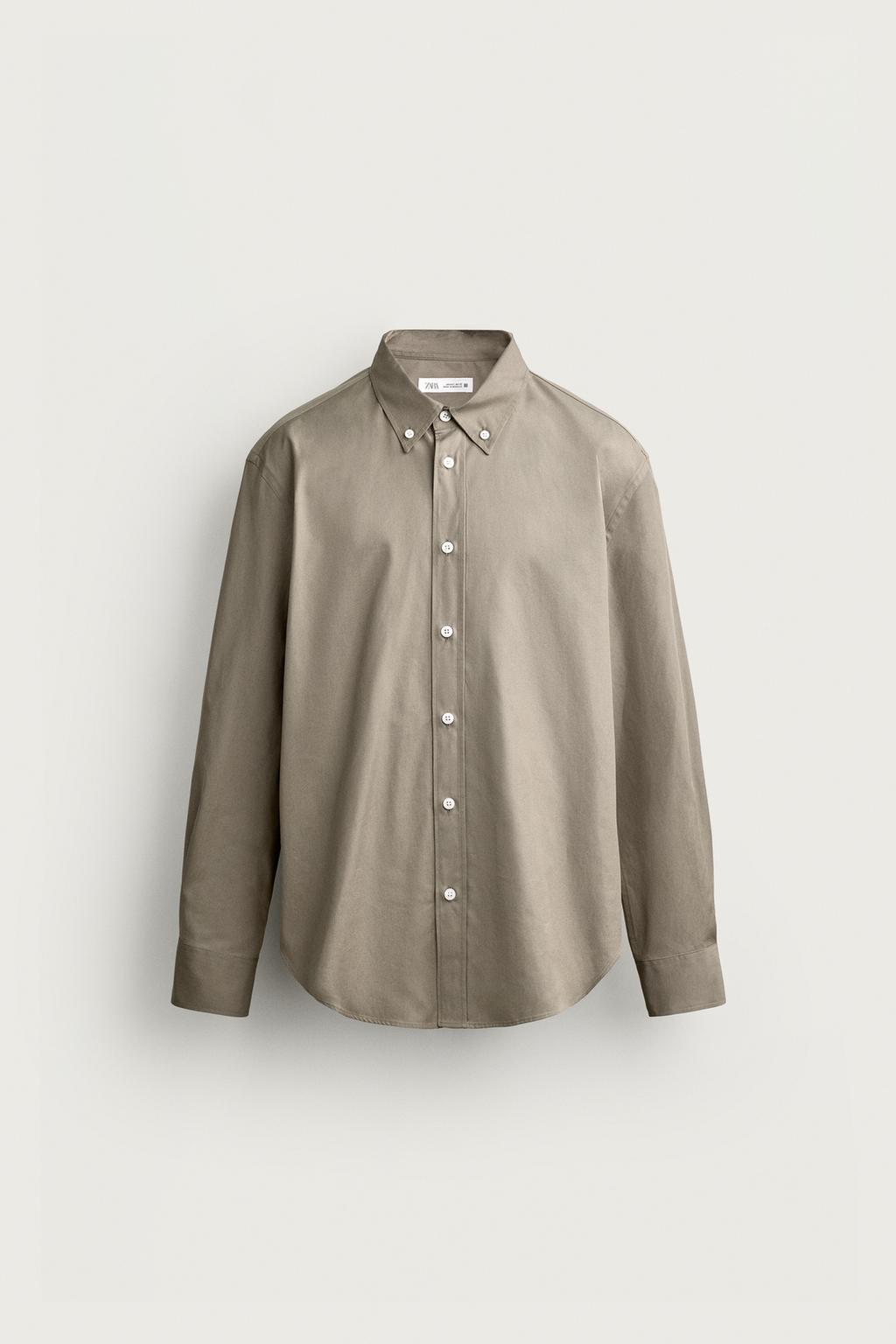 COTTON-LYOCELL REGULAR FIT SHIRT