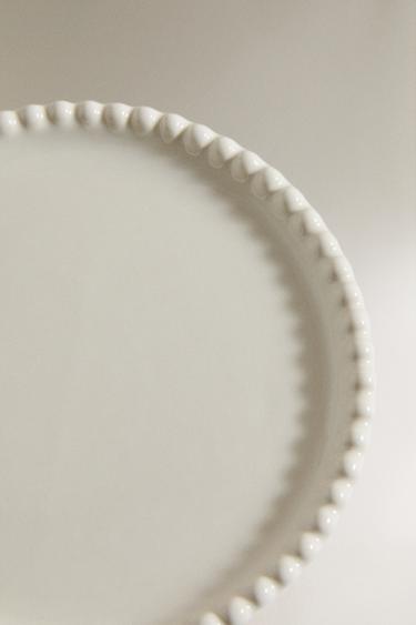 PLATEAU CÉRAMIQUE CIRCULAIRE - Écru de Zara - Image 2