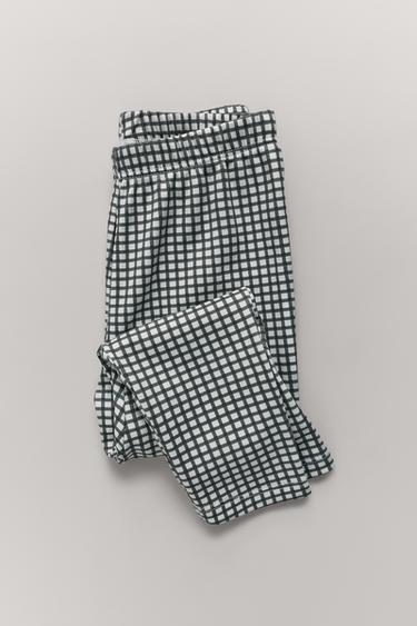 2-6 YEARS/ BEAR AND CHECK PYJAMAS - Ecru by Zara