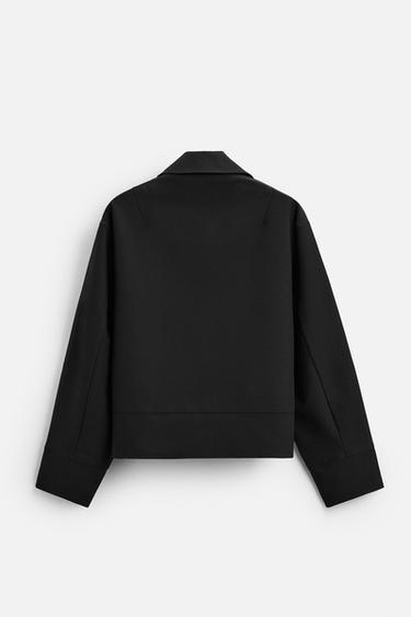 SWEAT COL ZIPPÉ TECHNIQUE - Noir de Zara - Image 6
