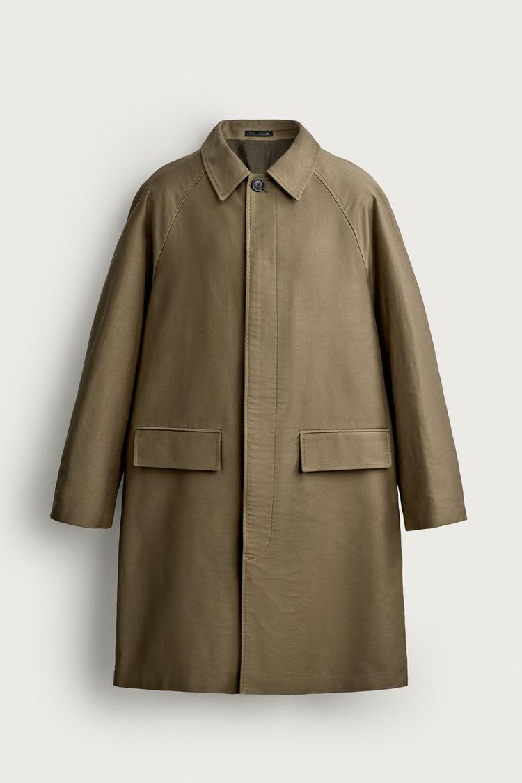 TRENCH REGULAR FIT ALGODÓN