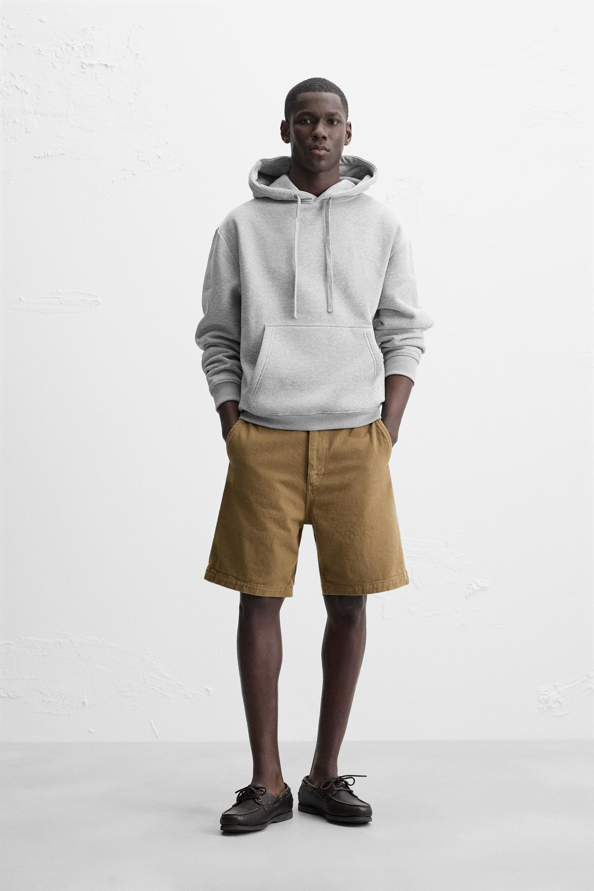 ★ZARA★選べるお色♪ベーシックフーディ 各色 ベーシックフーディ - アイス グレー | ZARA Japan / 日本