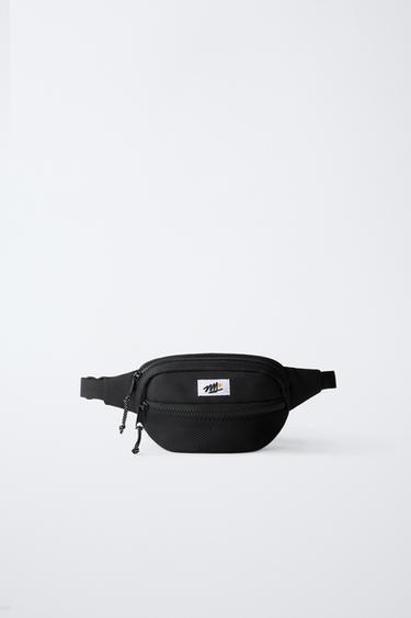 RIÑONERA REJILLA - Negro de Zara - Imagen 0