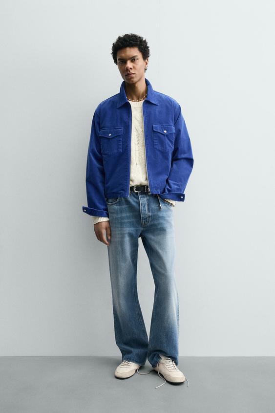 ZIP-UP CORDUROY OVERSHIRT