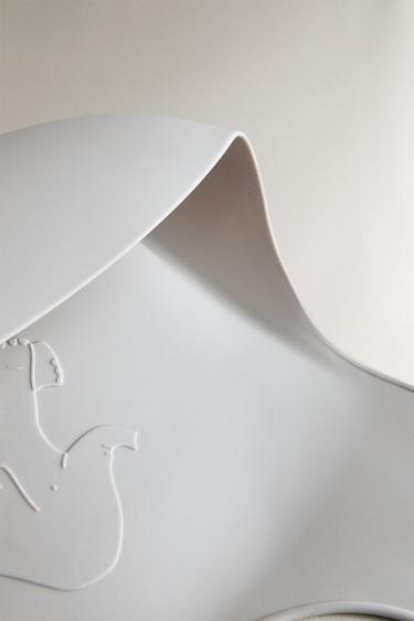 CHILDREN'S SILICONE ELEPHANT BIB - Greyish by Zara - Image 3